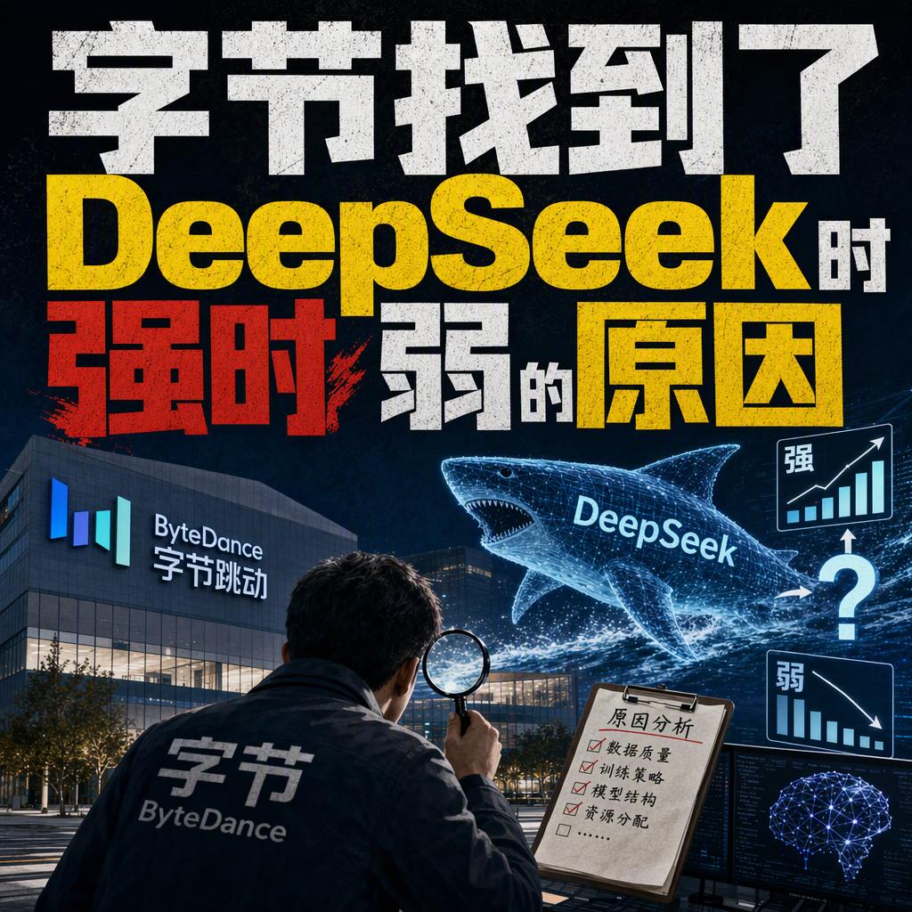 问大家一个事：你用DeepSeek写代码、查长文档的时候，有没有遇到过它突然“犯