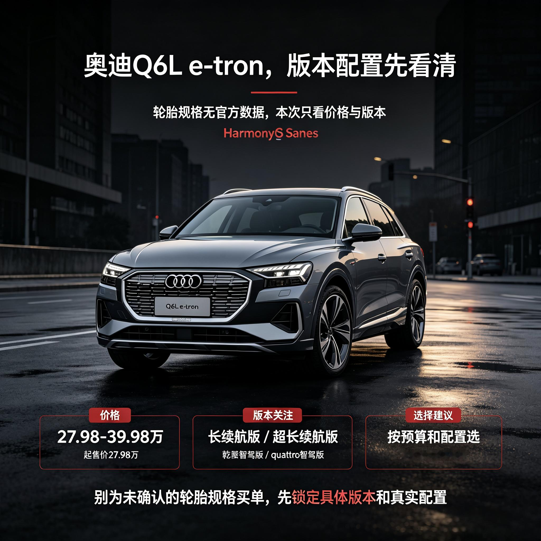 奥迪Q6Le-tron版本选买攻略