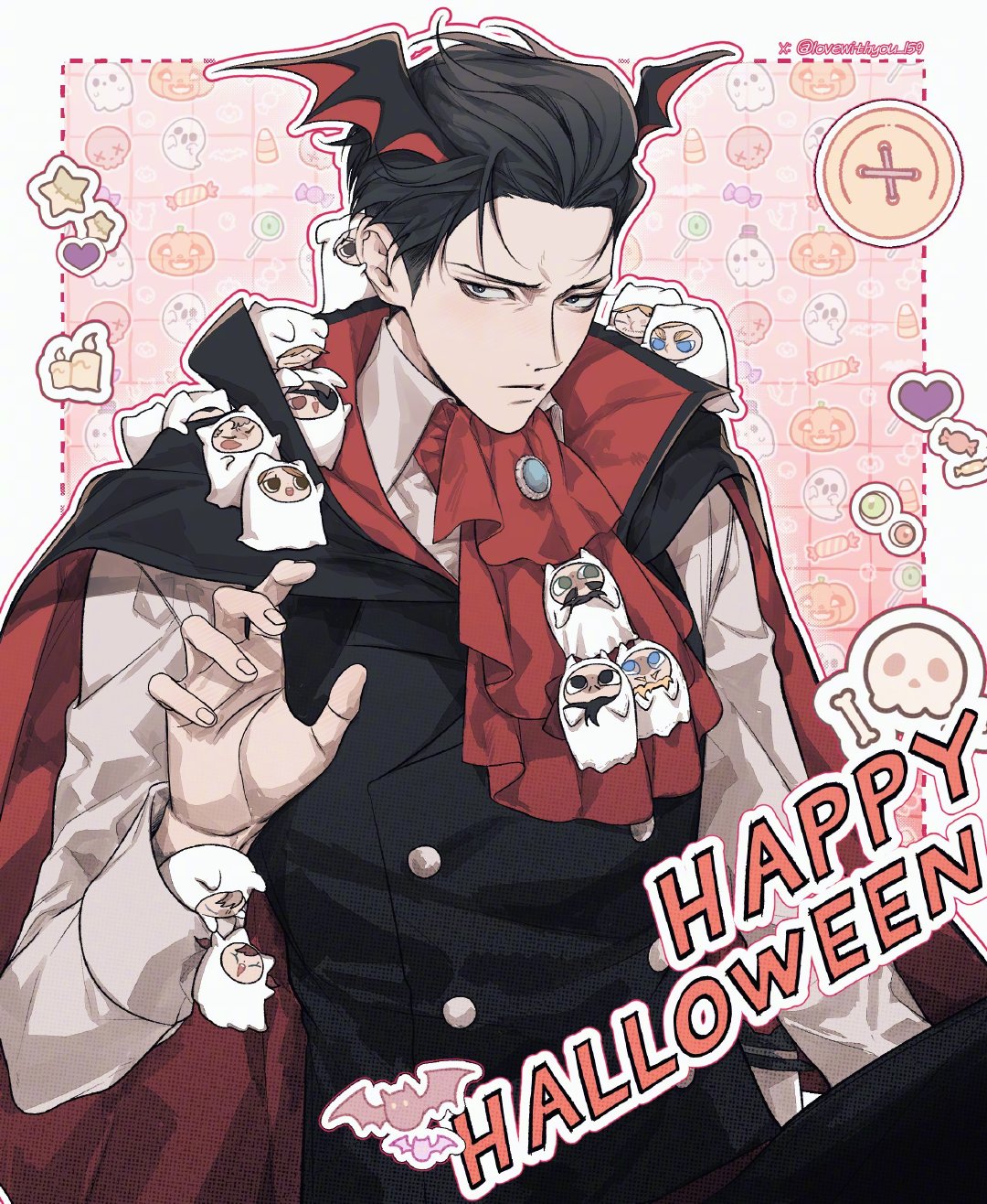 《进击的巨人》万圣节吸血鬼利威尔👻👻🧛👻👻