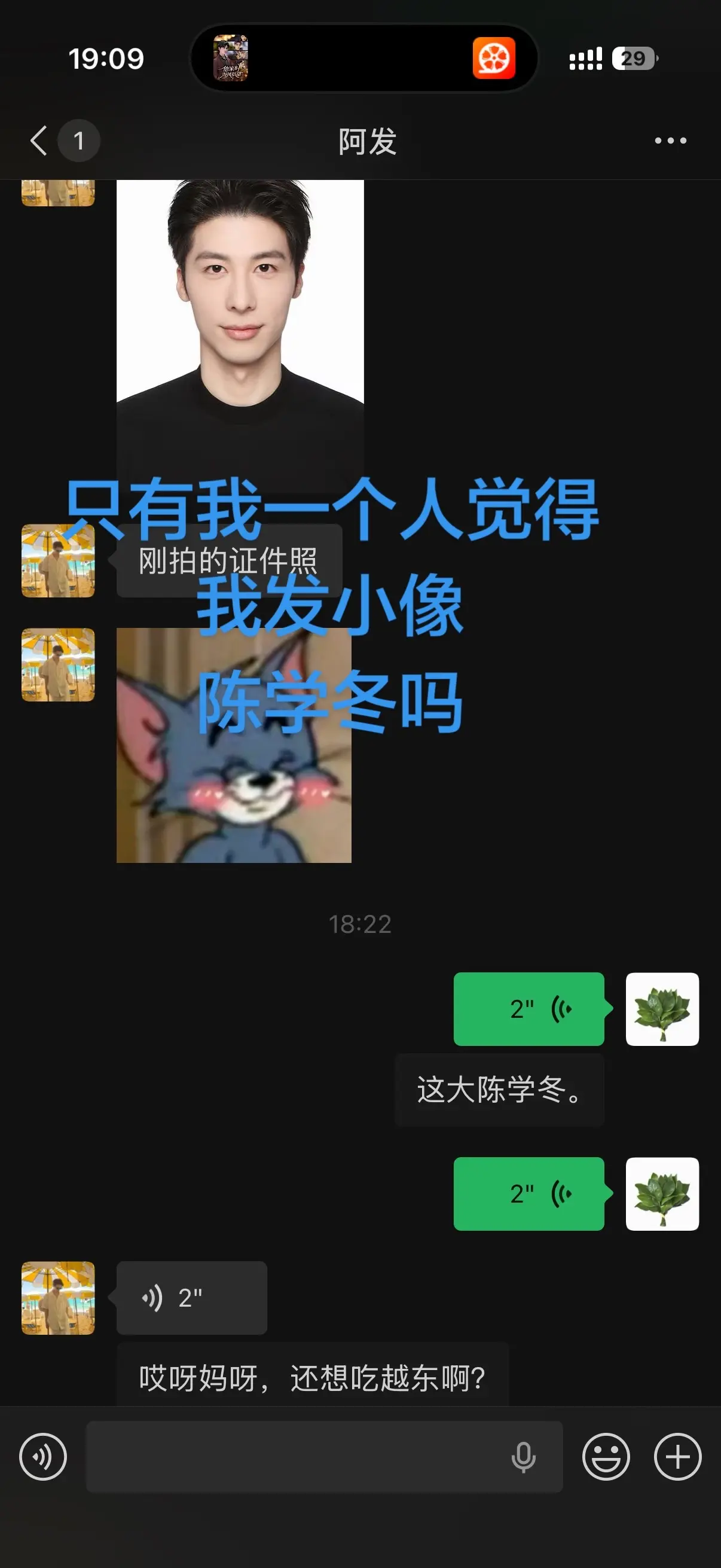 发大号！像不像陈学冬？