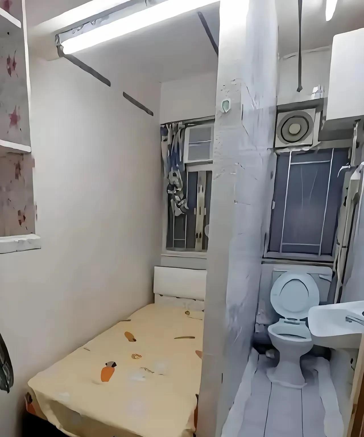 这是香港的一个普通出租房，租金竟然高达5000一个月。
