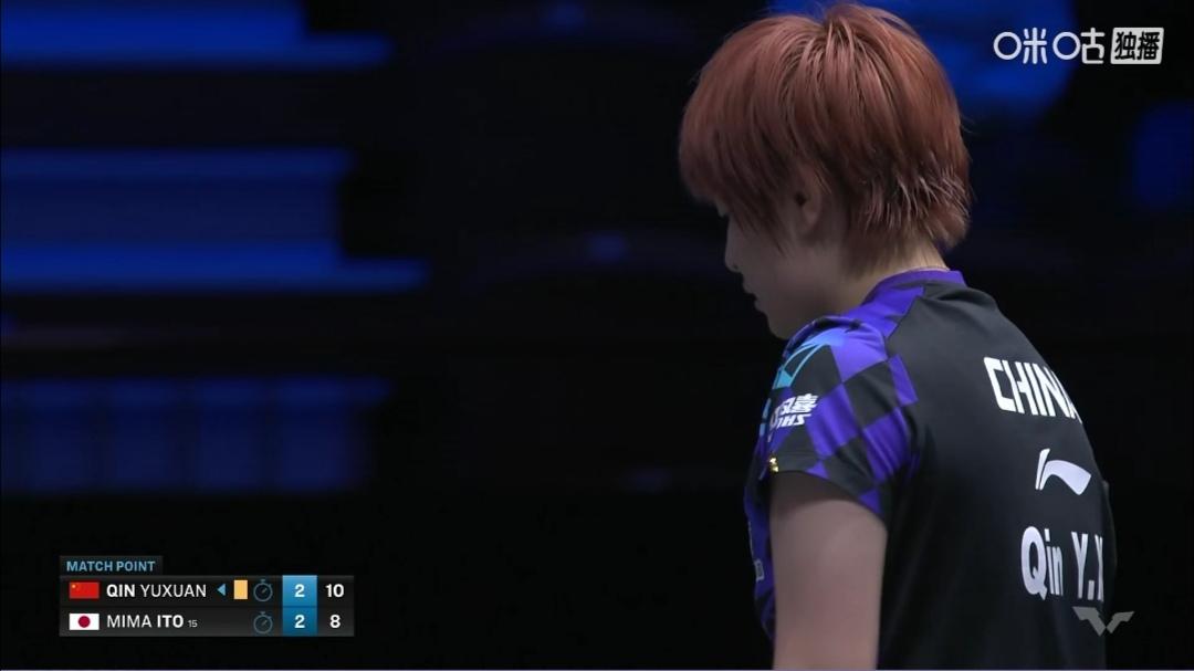 小蘑菇覃予萱决胜局两分绝杀日本伊藤美诚！小蘑菇覃予萱3：2（7-11；11