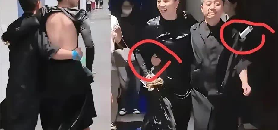 天啦！你们都别被骗了！搂宋佳腰的根本不是她老公那个是李现经纪人也是宋