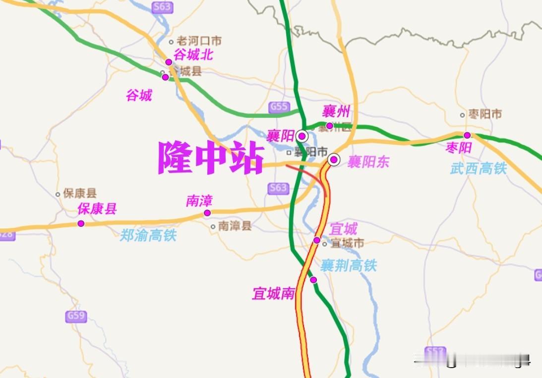 为什么襄阳隆中站没有开通呢？通过此站建设至宜城方向的联络线又可实现实十堰向荆门