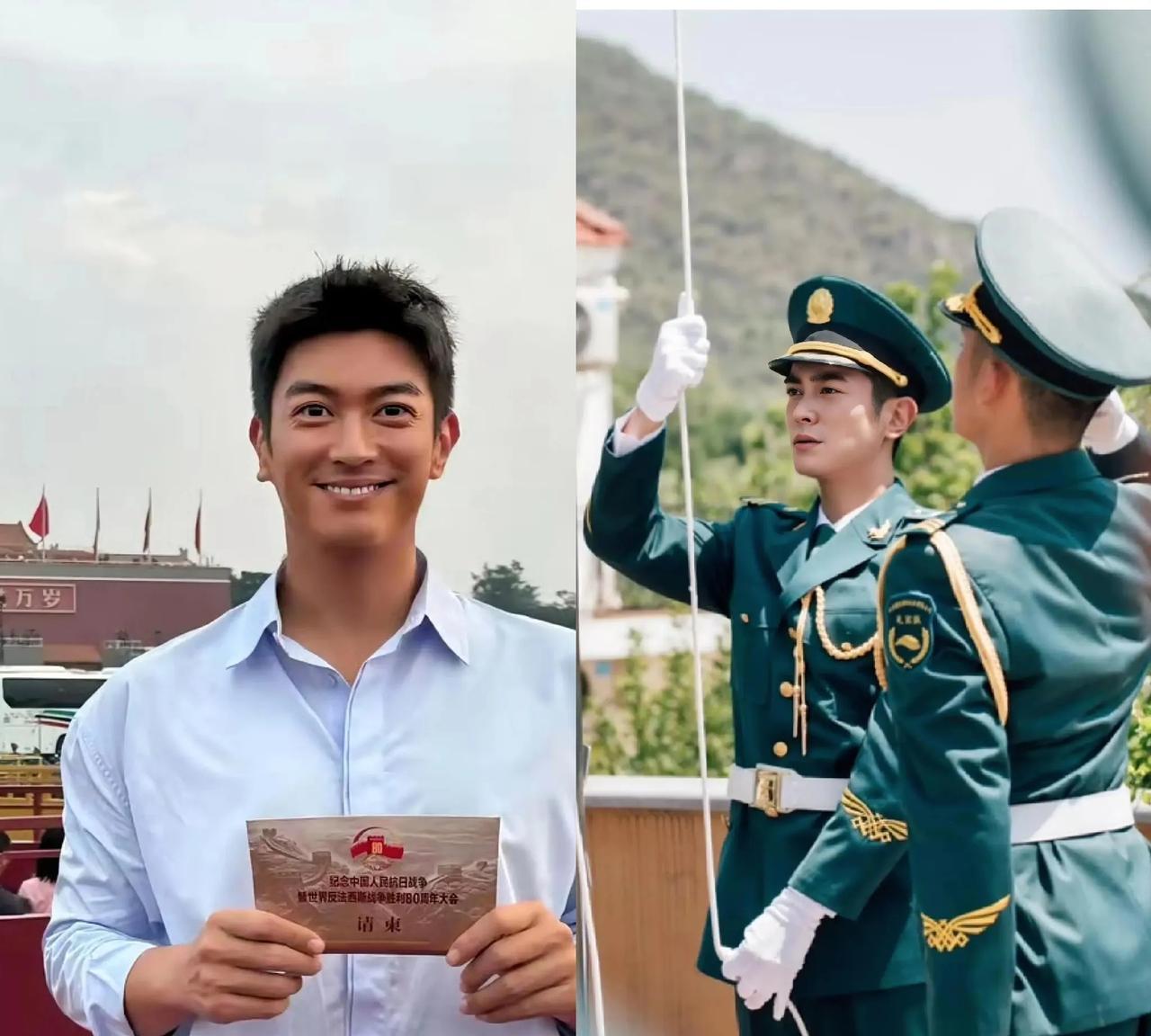 总算搞明白了为什么杜江能去观礼阅兵了不是因为他名气大，而是因为他是97年香港