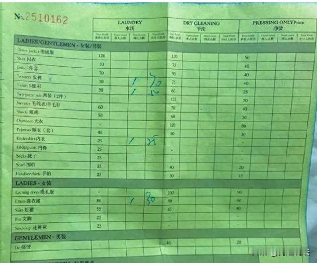 山东济南，女子住进一家高端酒店，问了句能不能洗衣服，前台说行。女子就把换下来的衣