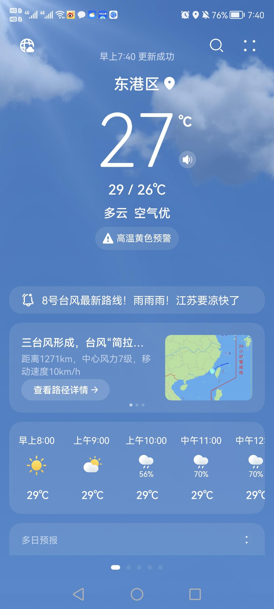 山东天气全靠蒙，昨天预报有雨，太阳真晒，今天预报太阳，雨真大……你说天气预报
