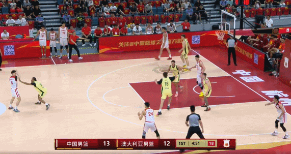 中国男篮大将崔永熙真是太让人意外了！在今天中国男篮主场迎战澳大利亚男篮的热身赛中