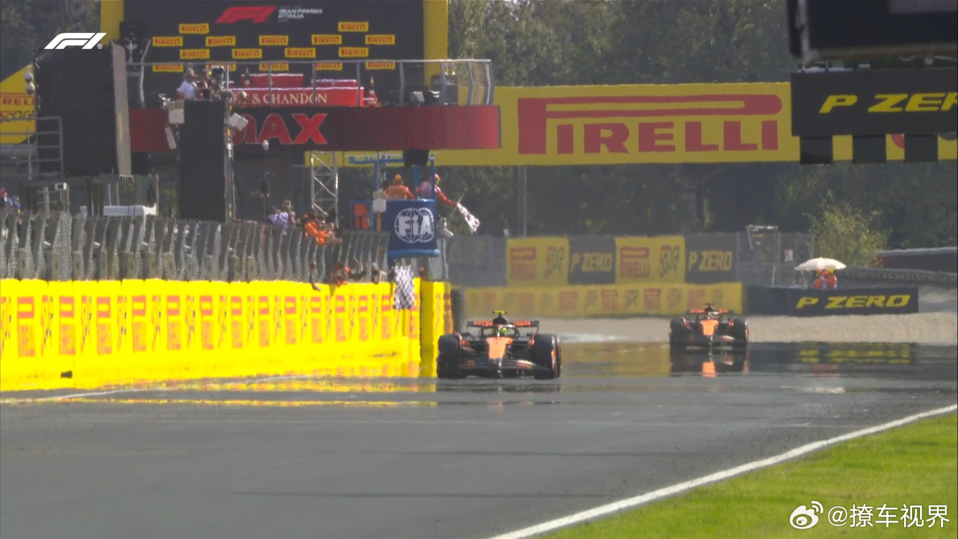2025F1意大利大奖赛​​​迈凯伦自己给诺里斯二停失误，居然让皮亚斯特里「故