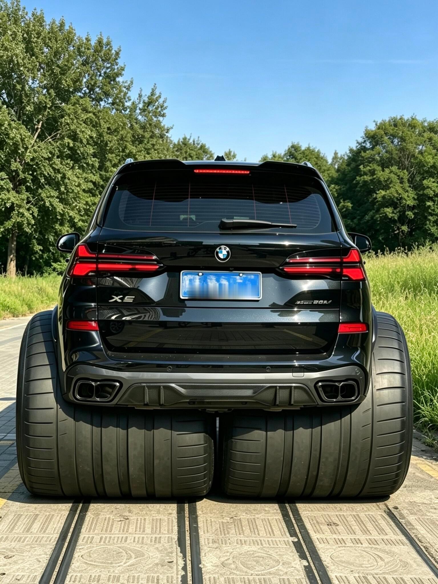 都说宝马X5胎宽，现在你信不信？宝马x5