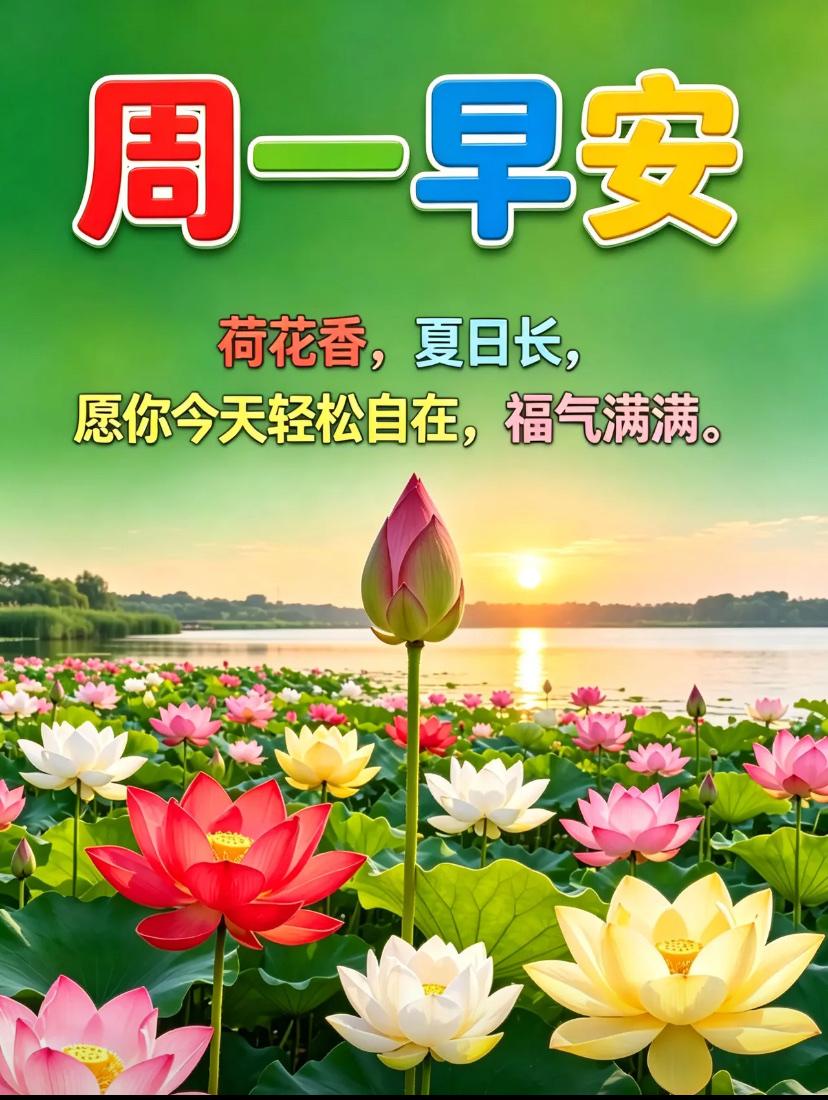 🌺2026./7月27日，周一顺遂，暑夏安然，伏天静好🌺🌴🌅新周晨