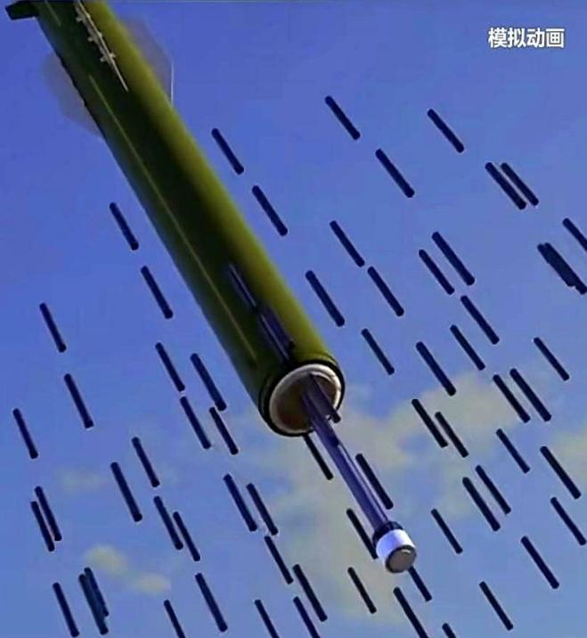 中国新型“断电导弹”曝光，高空抛洒纤维丝，可覆盖10个足球场据媒体消息，日前中
