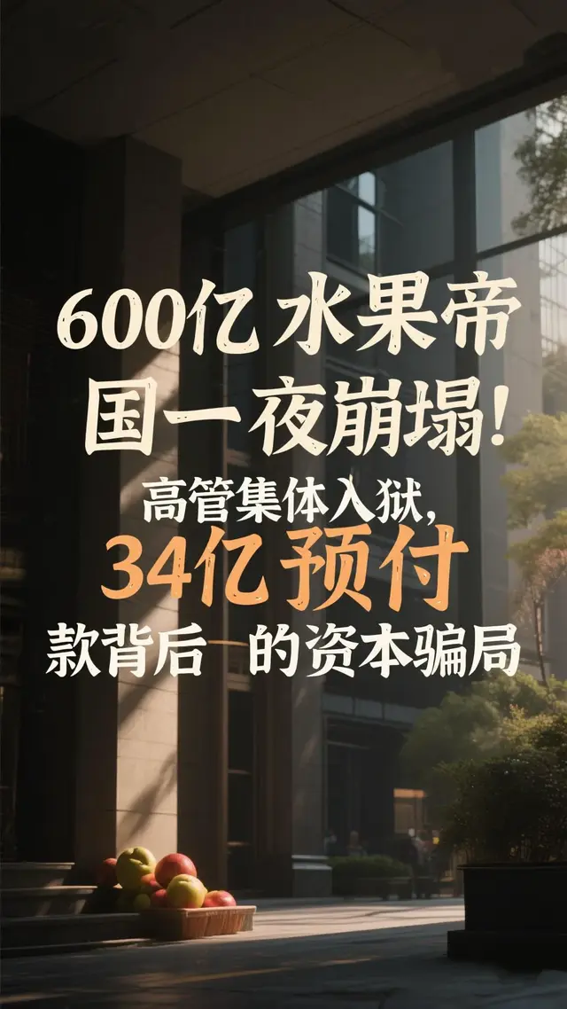 670亿水果帝国一夜崩塌!高管集体入狱,资本骗局浮出水面!