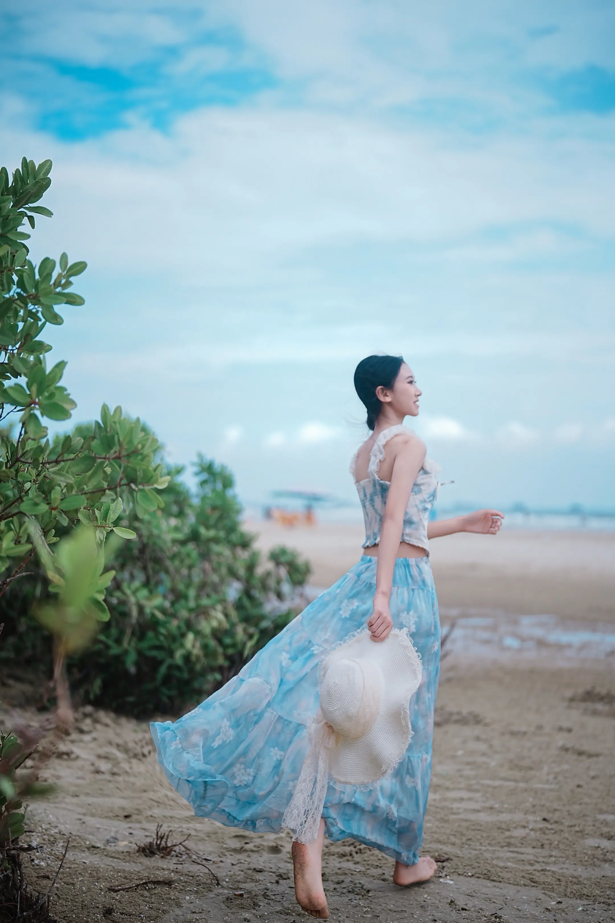 北海约拍 海边写真 北海旅游攻略海边甜美拍照