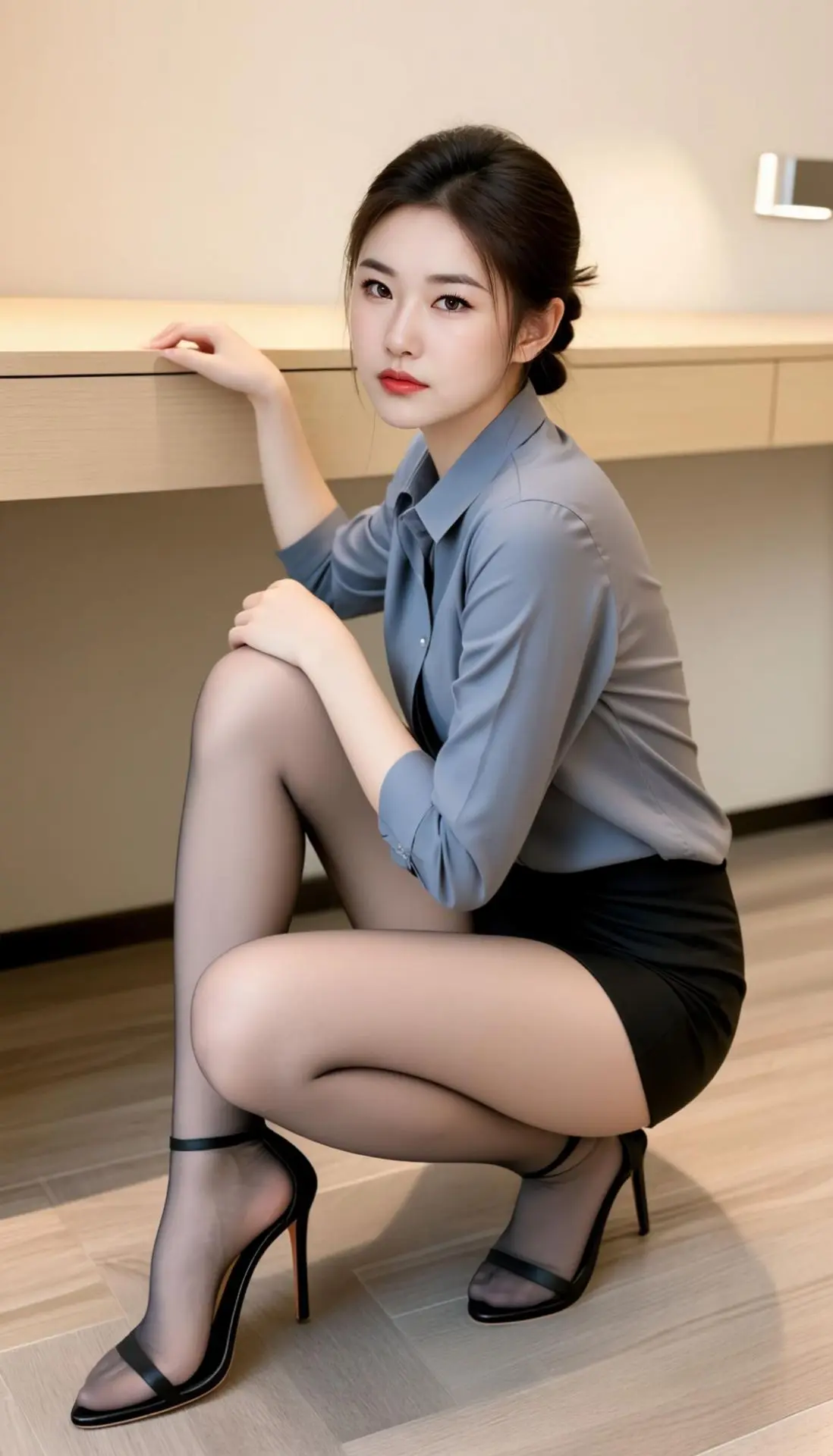 AI职场女生超清写真 ai创作