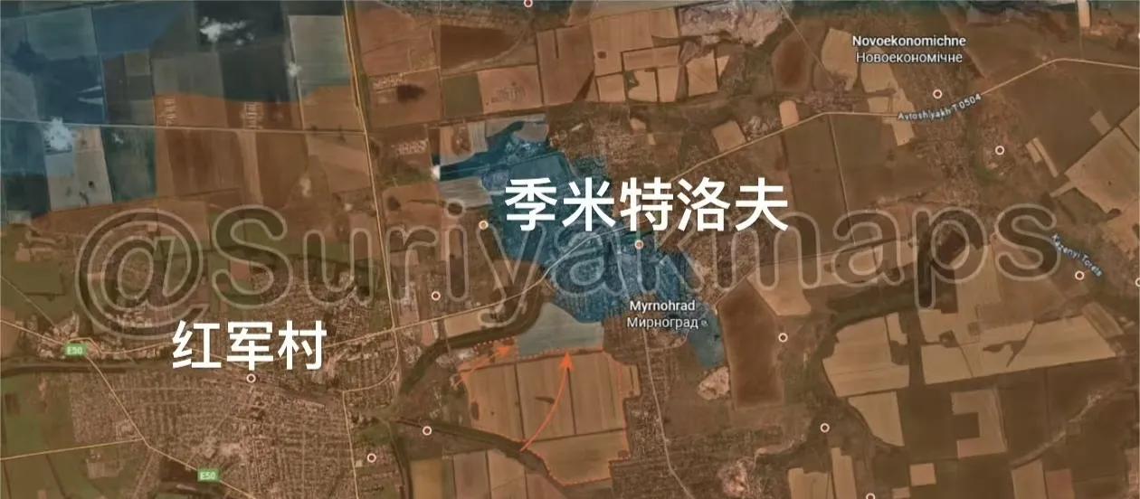 季米特洛夫的乌军就如同陷入沼泽地一样，不断挣扎但身子却越来越往下陷，直至完全被沼