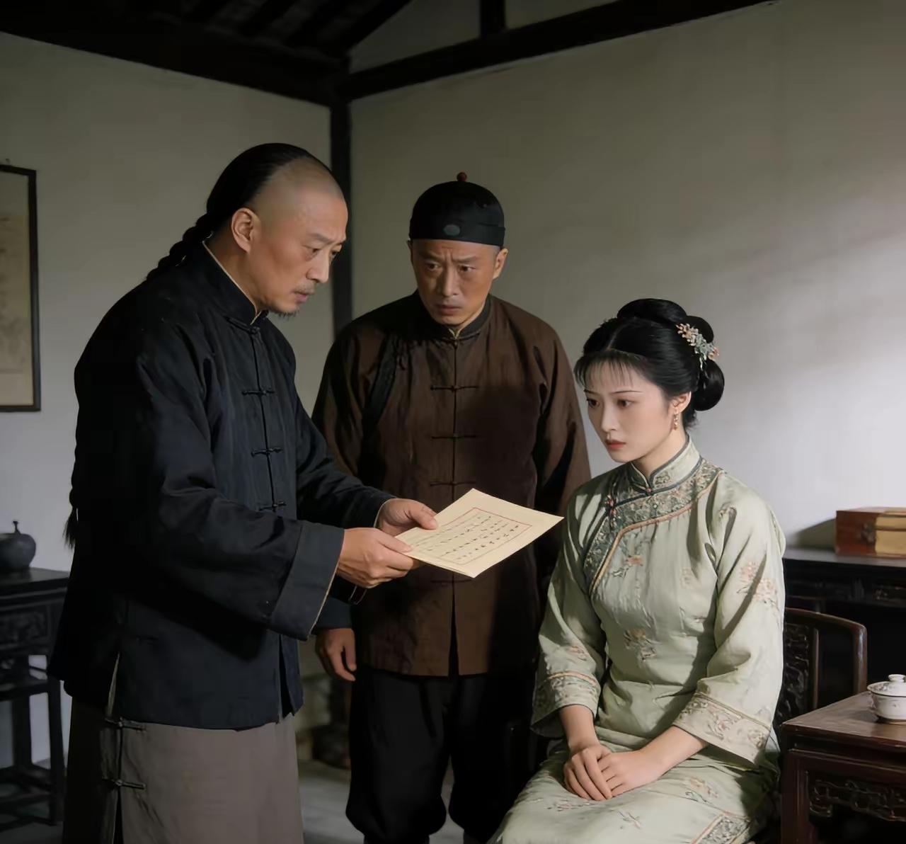 咸丰九年，一天深夜，落第举人和恩师的寡妇儿媳妇私奔，之后举人过着一夫两妻的生活。