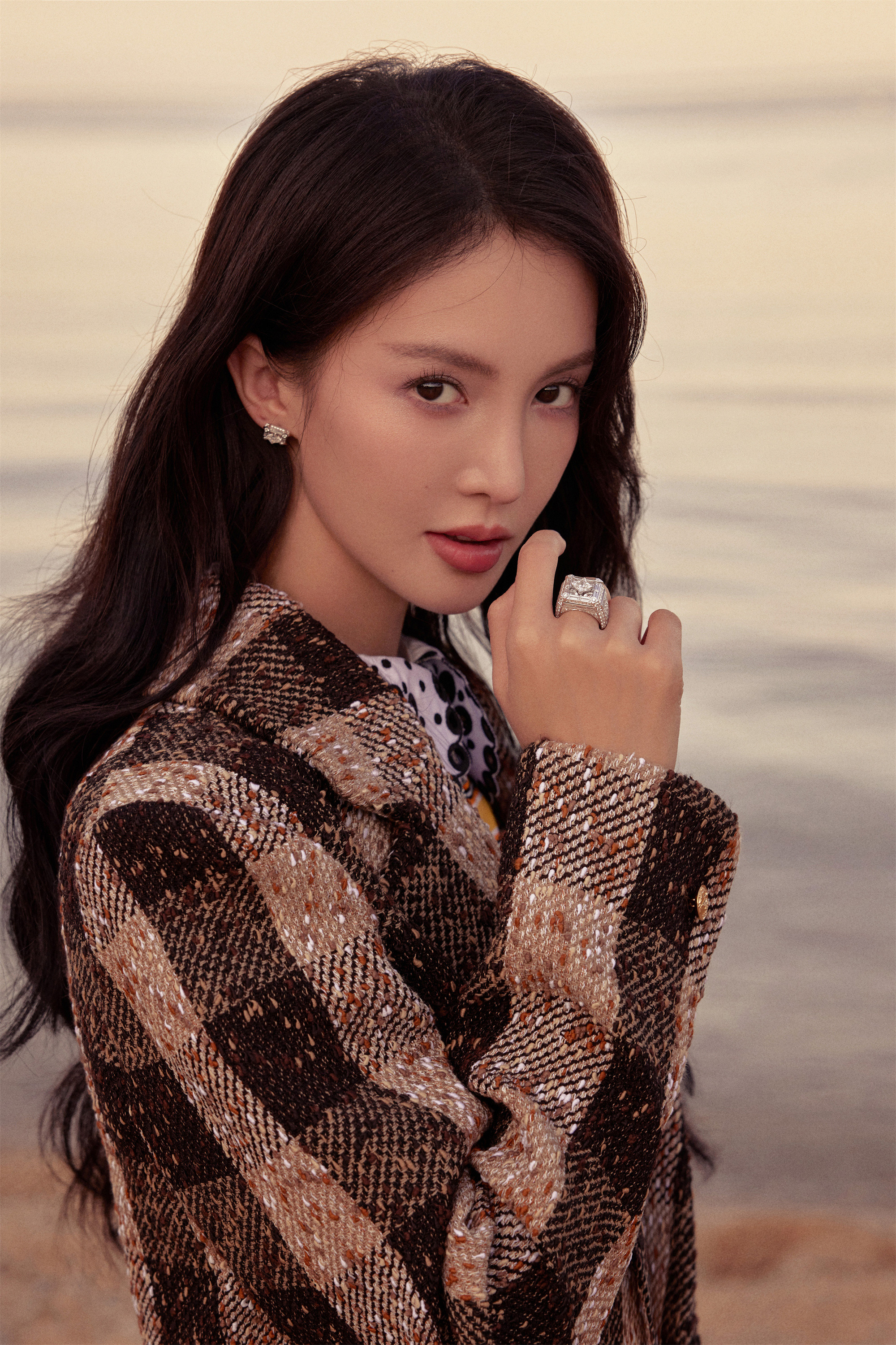 金晨，条纹格调​​​