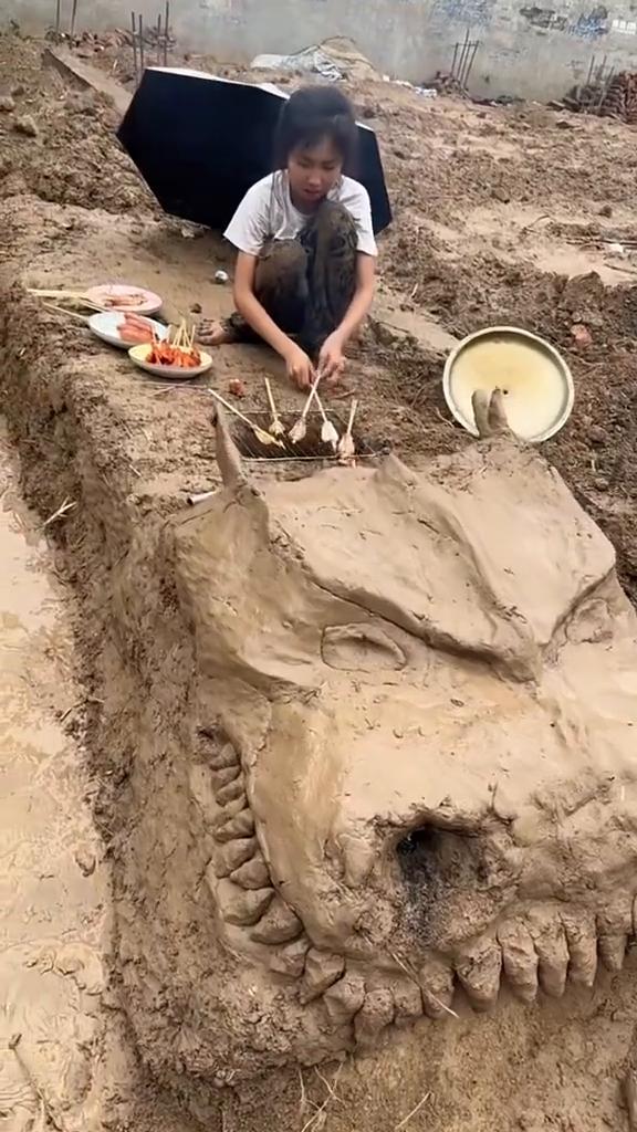 有人。