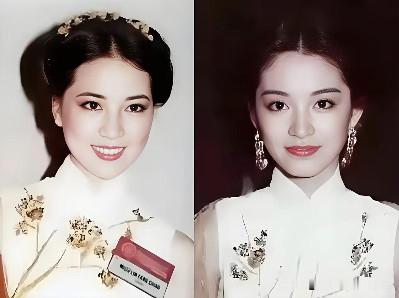 林青霞年轻的时候不愧是顶级的美女，很多导演说她是娱乐圈难得碰到的一个古典美女，不