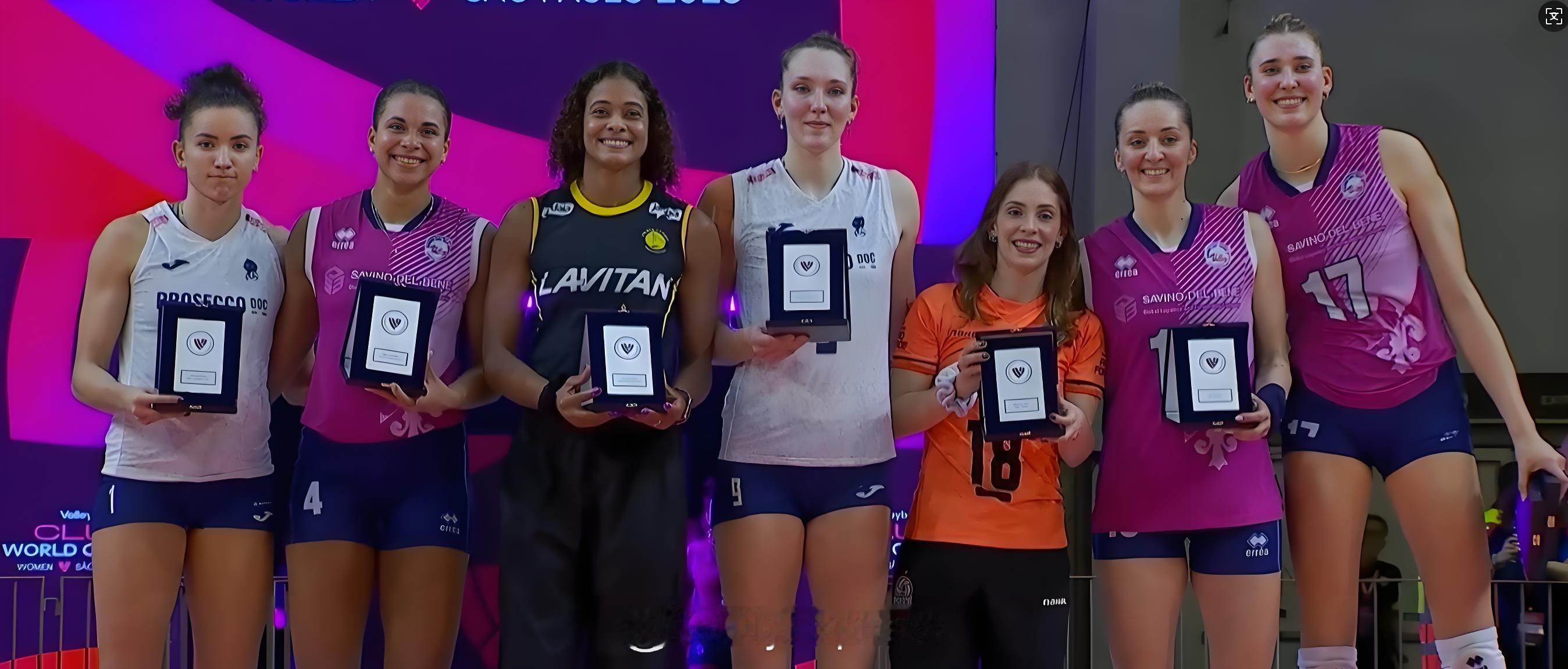 【女排世俱杯最佳阵容：安娃MVP】国际排坛动态12月14日巴西圣保罗，2025女