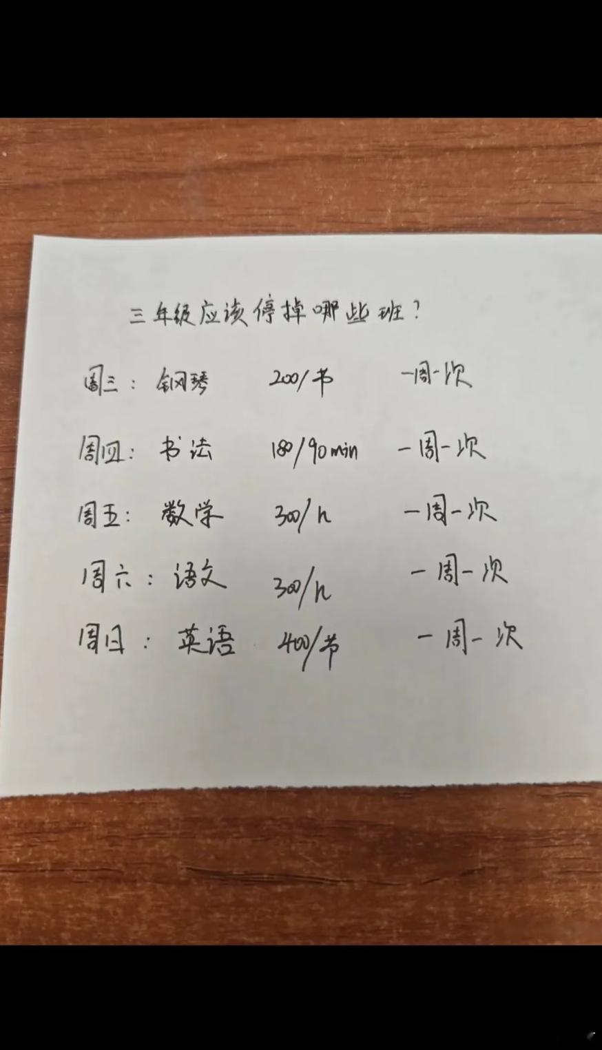 三年级的娃应该停掉哪个课呢？​​​