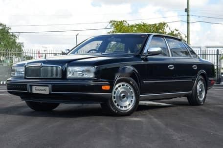 尼桑总统，这玩意在国内比英菲尼迪Q45还少见~~~这是1992年在小岛国上的牌，