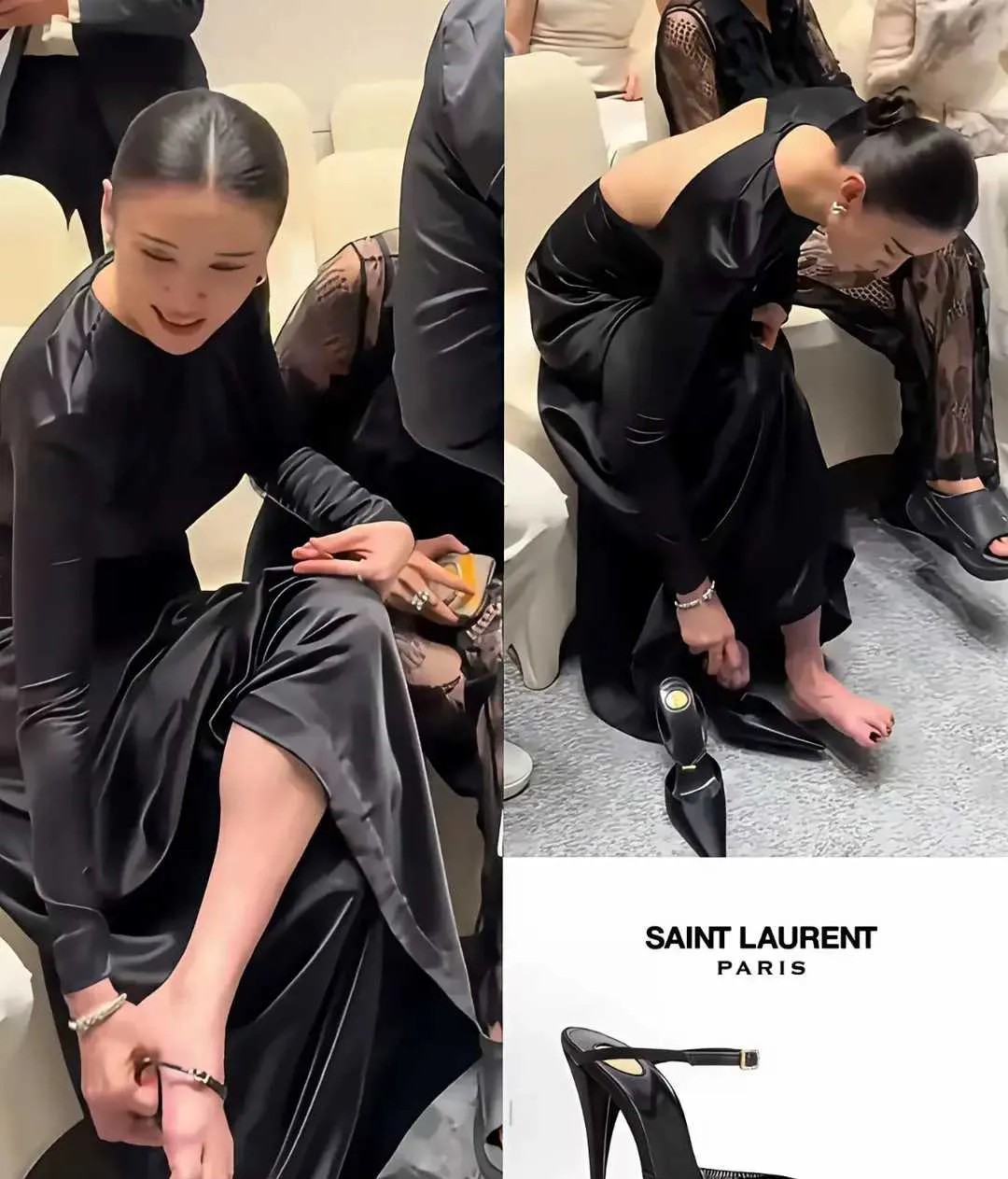 当明星真的不容易，这鞋太恐怖了，谁发明的