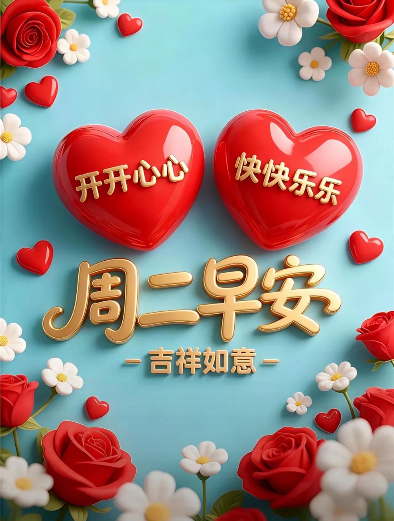 🌺2026./4.14.周二春晨祝福🌺🌿🌷周二新晨启程，寄上满心关怀