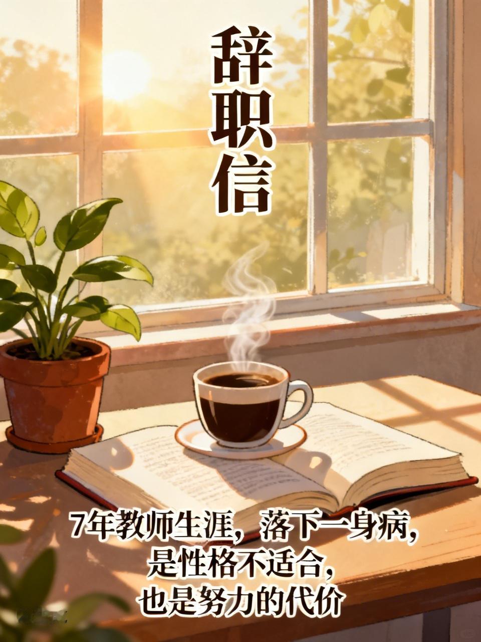 当了7年教师，落了一身的病，这学期过完我要辞职了，辞职报告已经递上去了。不是教