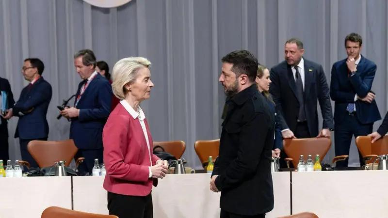 冯德莱恩这个女人不简单！12月27日，在特朗普推迟与泽连斯基会面后，欧盟主席主