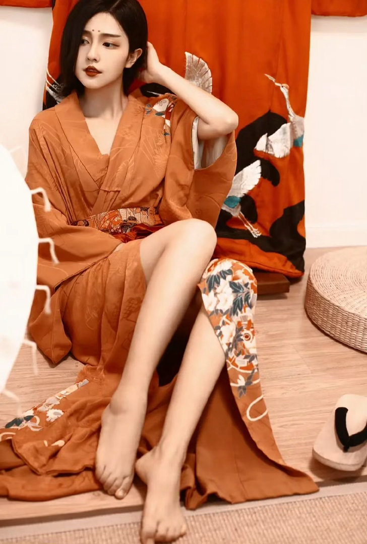 白鹿的和服写真