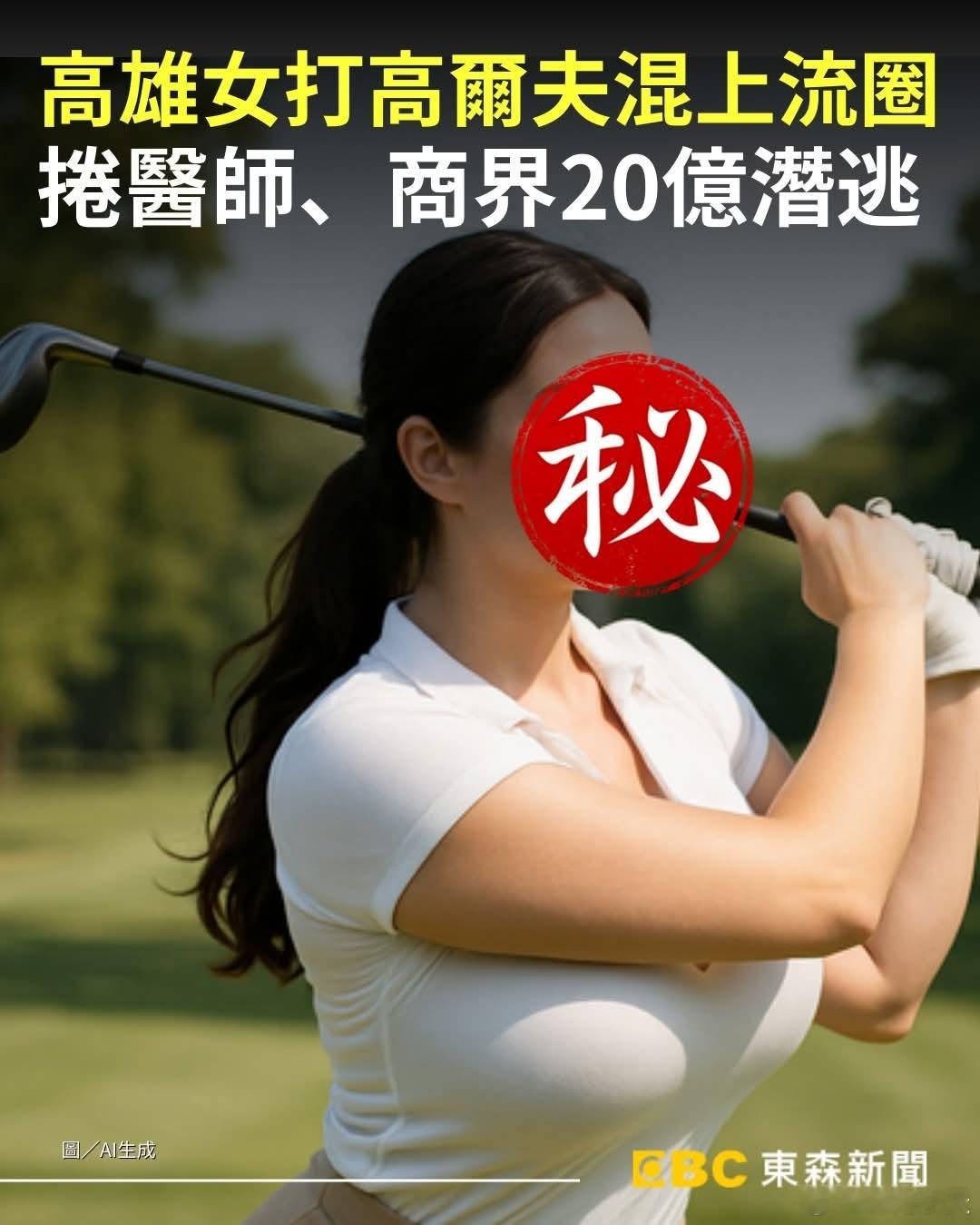 每次看到胖友圈里，那些秀打高尔夫的衣着火辣女士，就明白我不是她们目标客户东森新闻