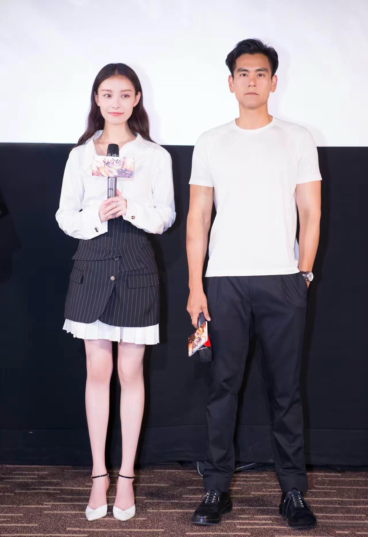 2017年，彭于晏、倪妮为主演电影《悟空传》路演，彭于晏往那一站，太有硬汉气质了