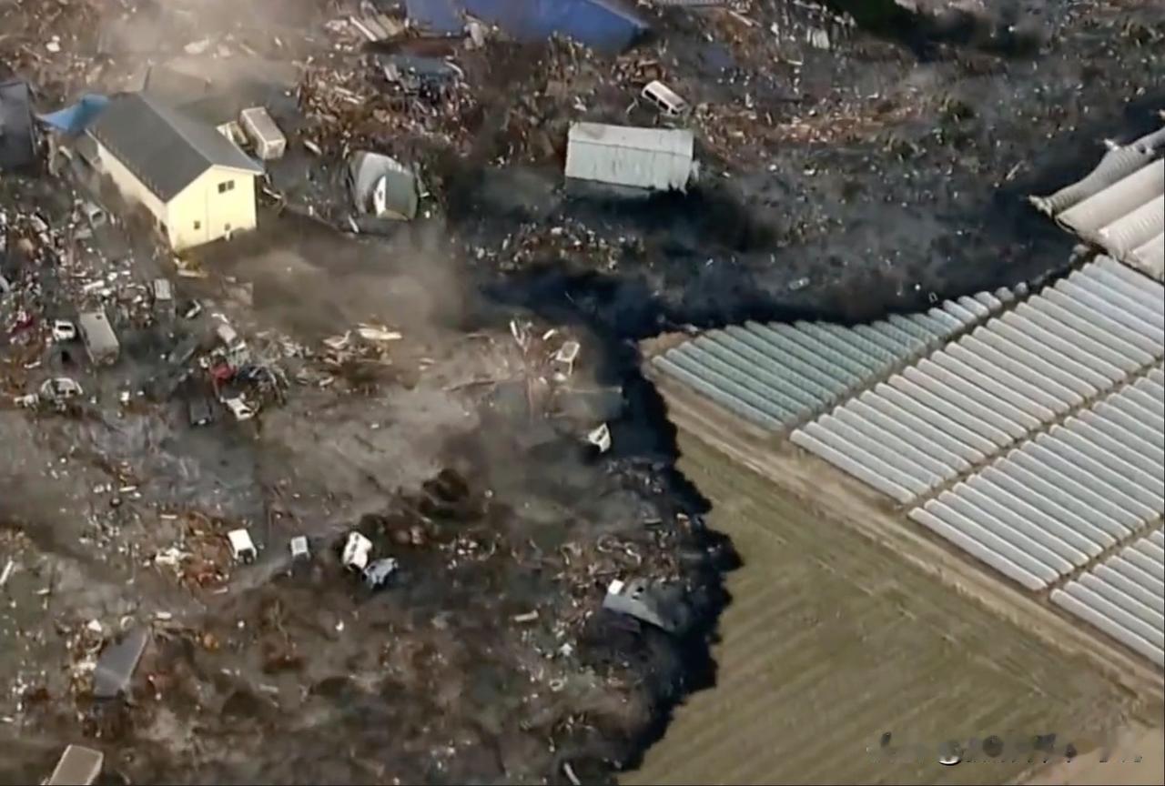 不知道海啸有多恐怖的可以看看这个，是不是有点头皮发麻的感觉？今天看到有网友曝出疑