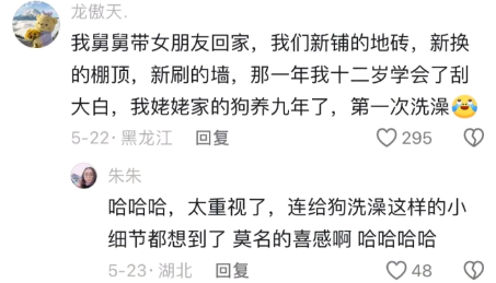 连给狗洗澡这样的小细节都想到了，莫名的喜感啊