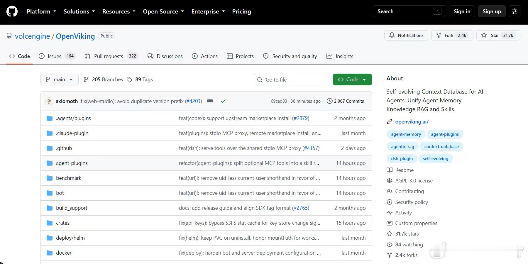 AI聊完就忘这事，终于有人管了。字节火山引擎开源了OpenViking，GitHub3万星，还在涨。