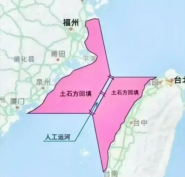 有人建议填海解决台海问题，其具体方案是将我们填海造陆的技术和设备都集中到