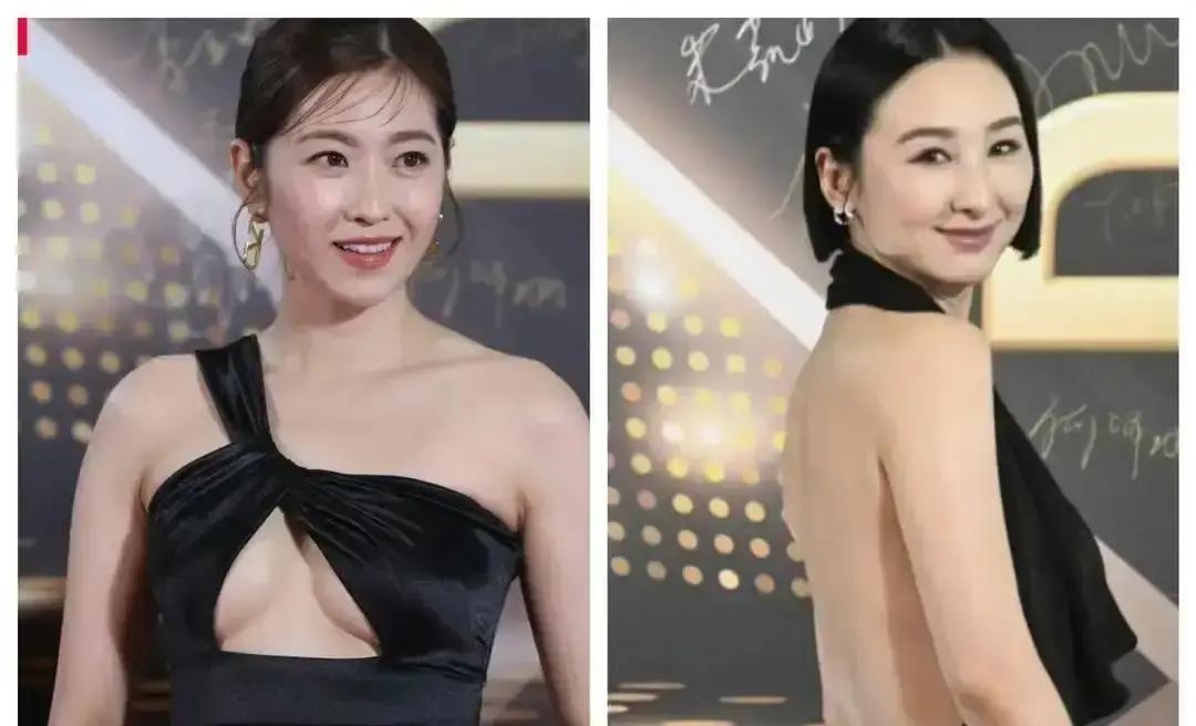 红毯比奖杯更炸场！TVB这次把红毯玩成了热搜发动机。陈自瑶深V开到腰窝，张