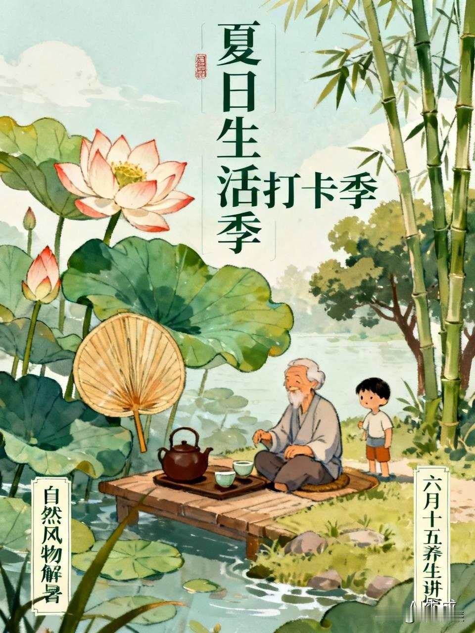 夏日生活打卡季夏日生活，不必只靠冰饮和空调。千年前，宋人在大暑时临水凉阁，邀友