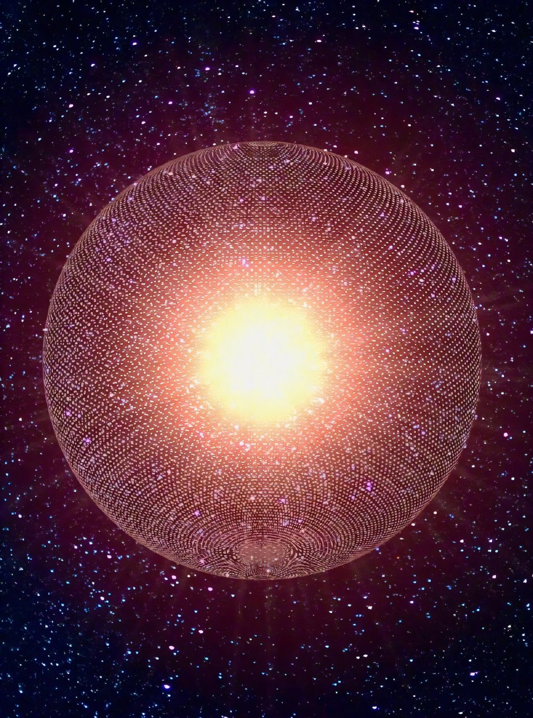 如果一个文明足够先进，先进到能在自己的恒星周围建起一圈巨大的结构，把整颗恒星的能