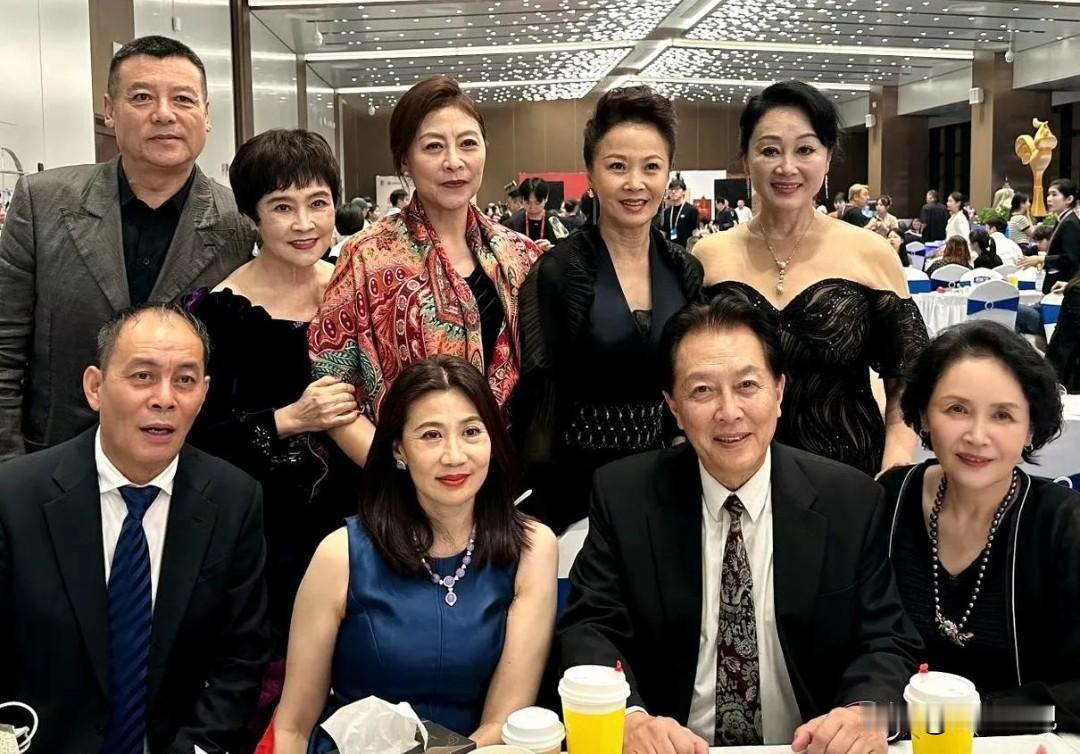 后排就认得出明眸善睐的岳红、高雅贵气的王姬。前排认出来目若朗星的张光北、疏眉朗目