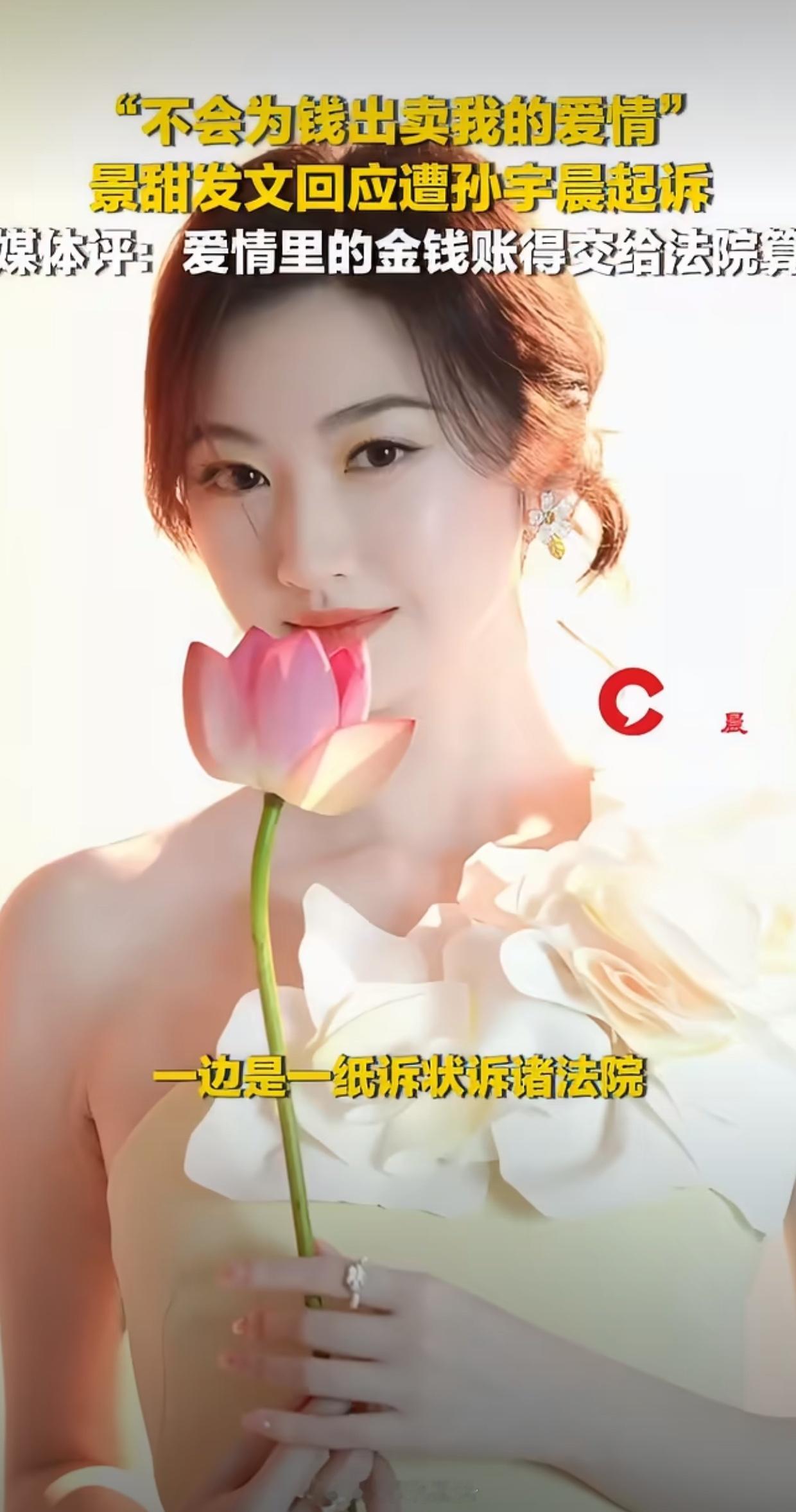 律师称孙宇晨要的不是3000万律师点破真相！孙宇晨起诉景甜要3000万彩礼？错！
