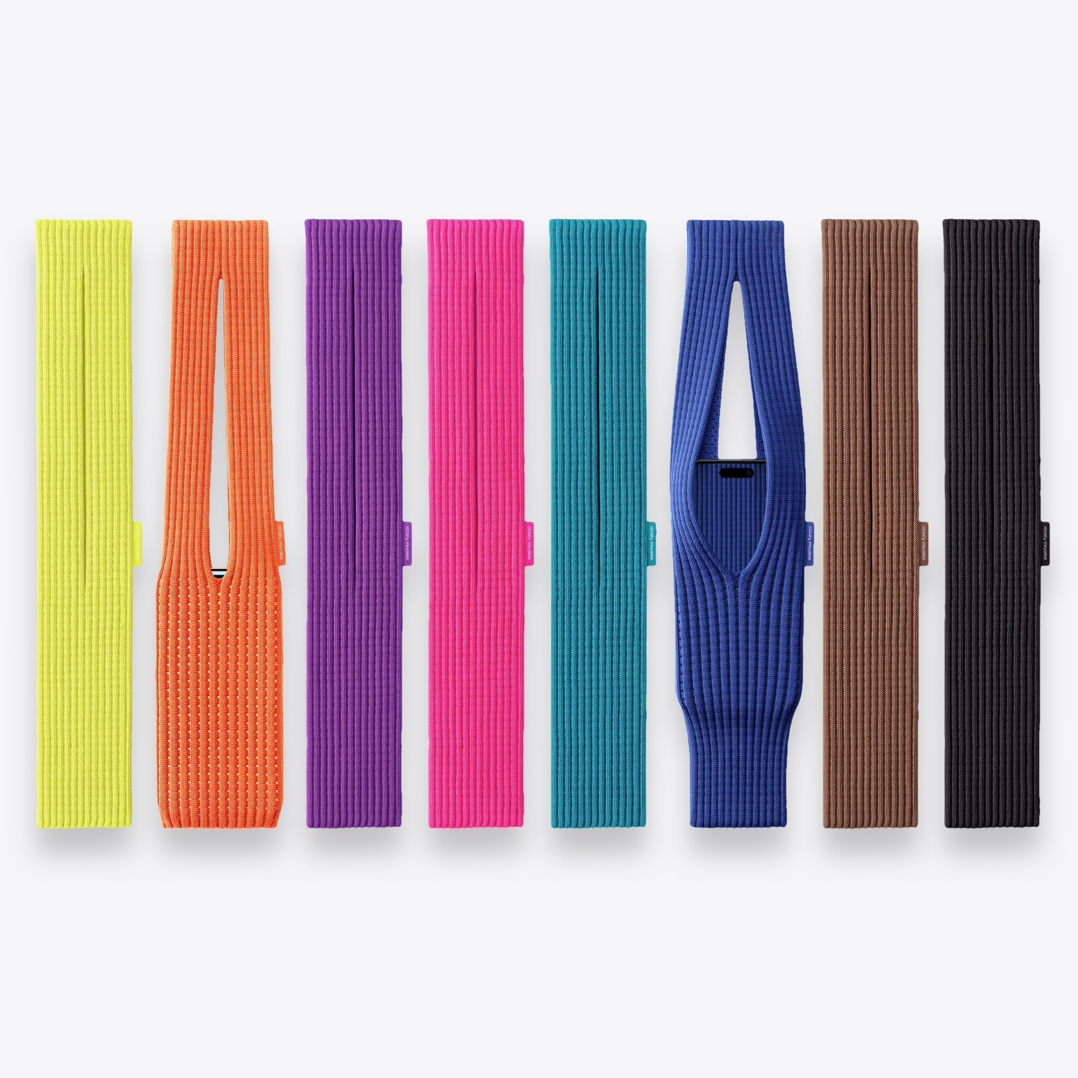 iPhonePocketWallpaper系列提供八种配色方案：柠檬色、柑