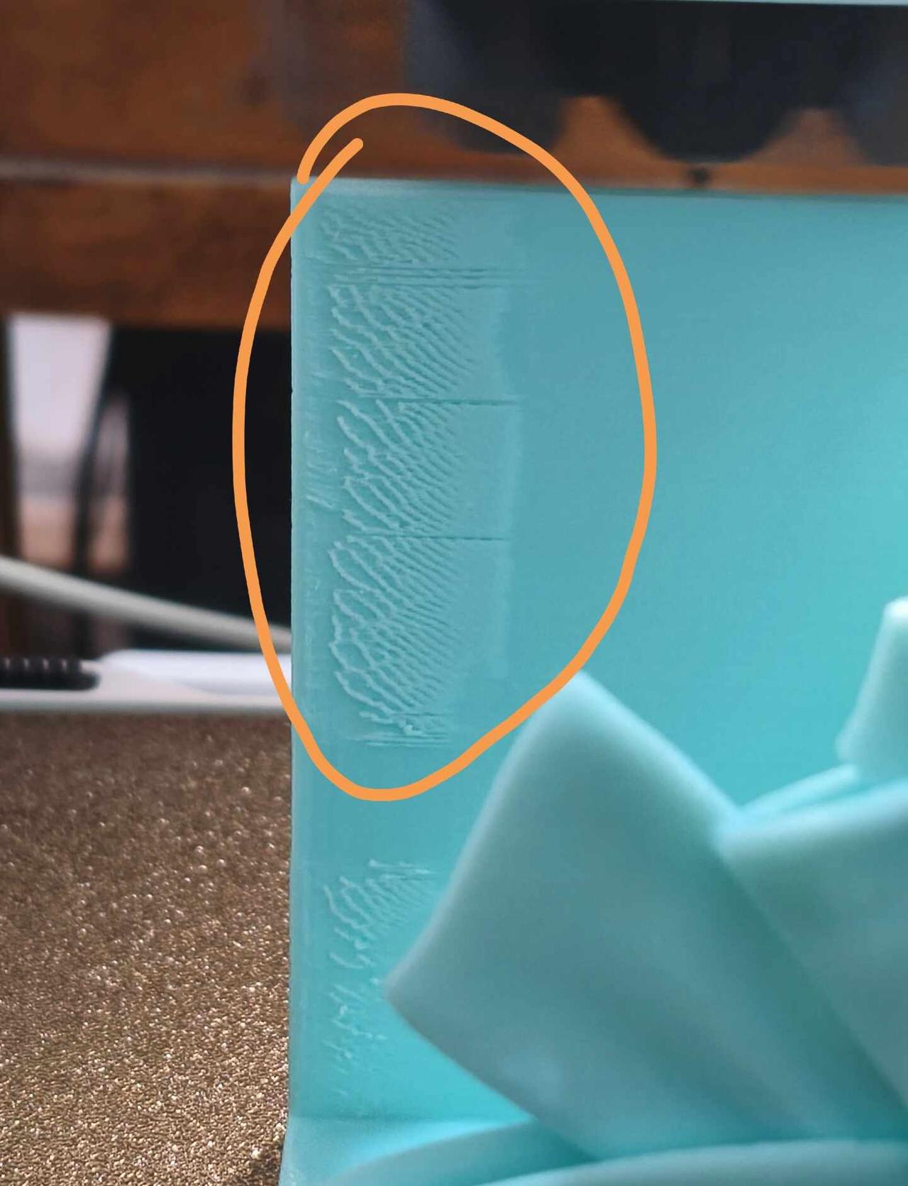 3D打印求助帖(*꒦ິ⌓꒦ີ)打印出来是这样的是什么情况啊，机子是创想三维i7
