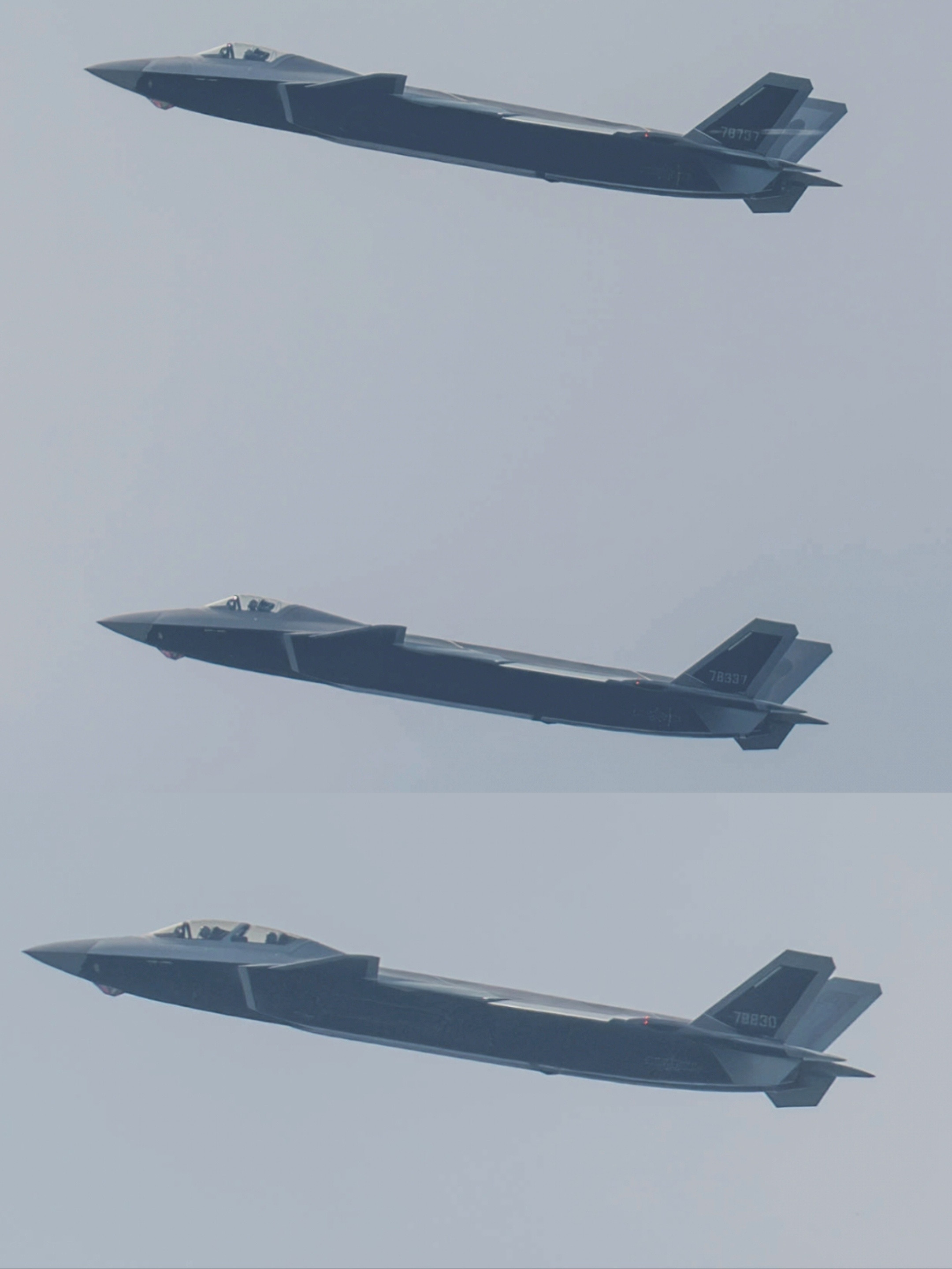 先飞先训，记空军某部J-20。图源​​​