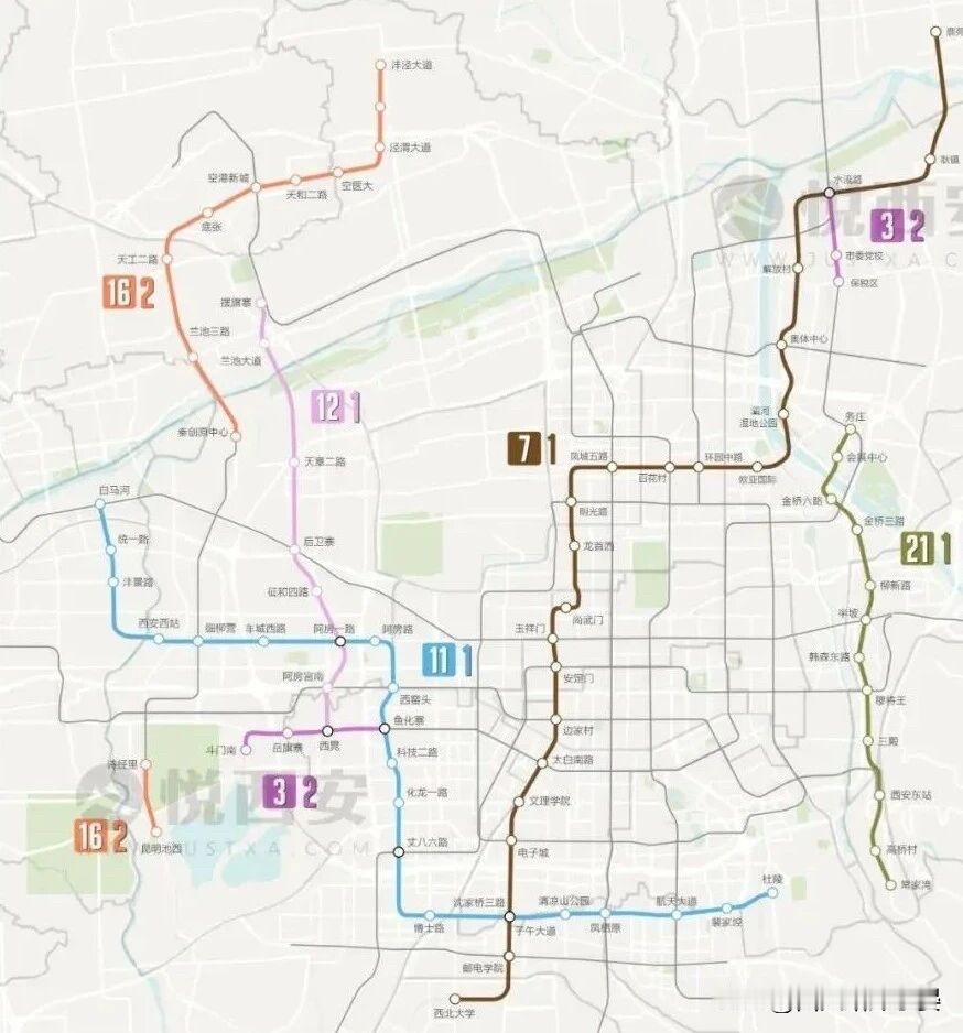 西安城东轨道新引擎！地铁21号线一期，为西安东站而生说到西安东部的发展，交通