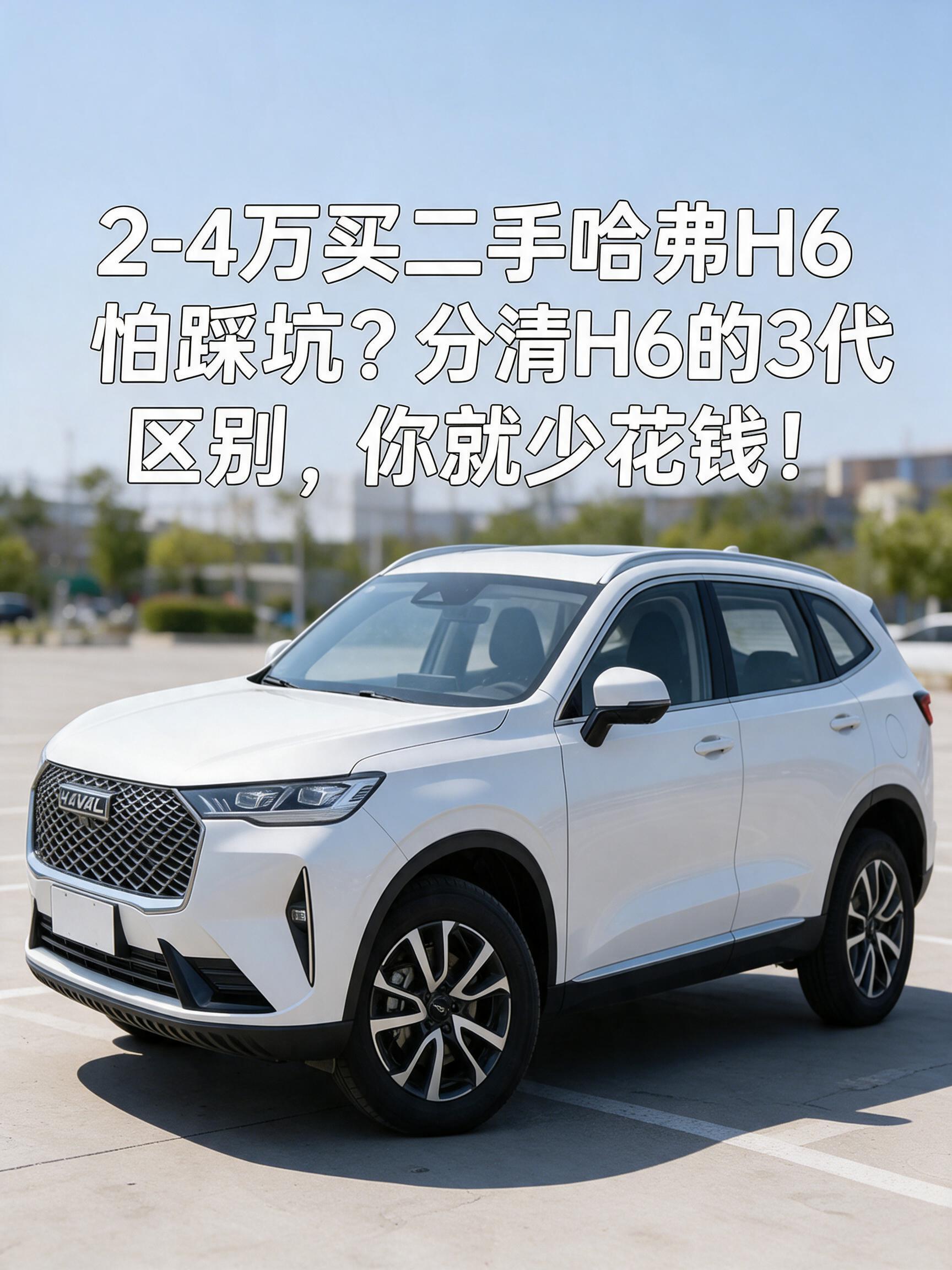 2‑4万买二手哈弗H6怕踩坑？分清H6的3代区别，你就少花钱！作为家用SUV的绝对爆款，400多万销