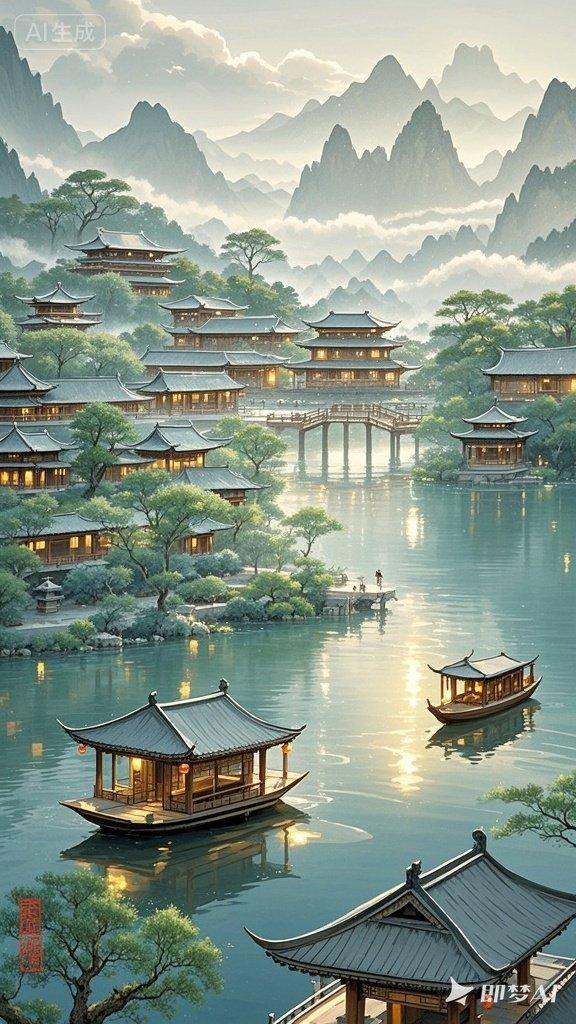 这里风景如画，手机高清壁纸