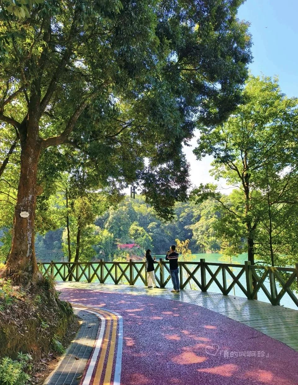 广州版'九寨沟'环湖路线太美了❗周末周边游毫不夸张🤩晴天的流溪河就是广州